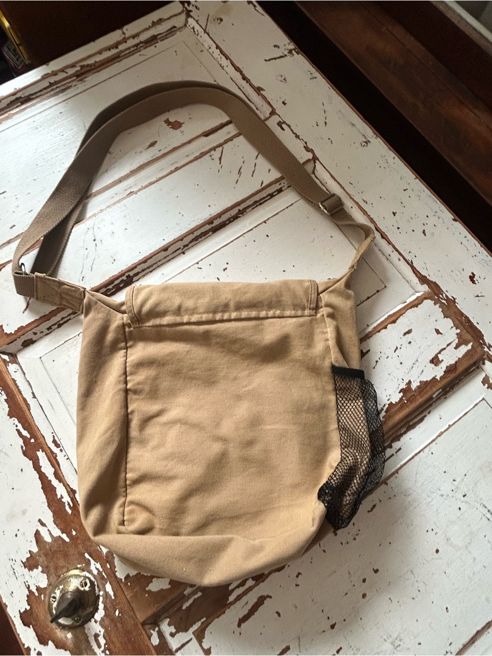National Wildlife Federation Tan Canvas Messenger Bag Crossbody Nature Outdoors - Picture 8 of 8
